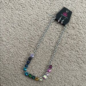 Paparazzi Multicolor Necklace and Earring Set